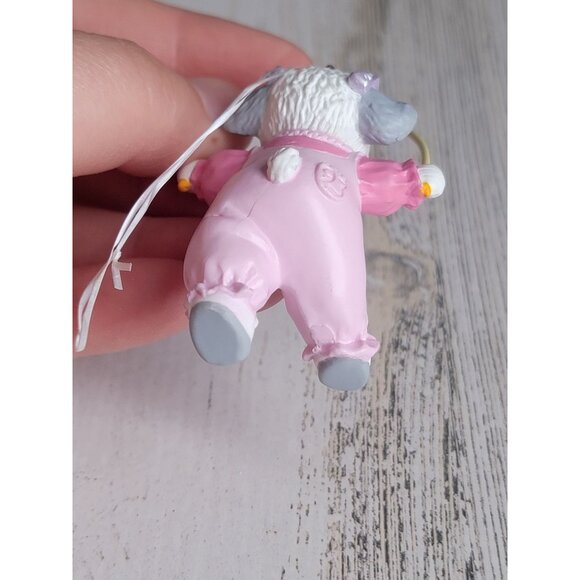 Hallmark 1993 daughter sheep jump rope ornament Easter egg - Picture 6 of 7